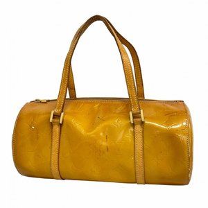 Louis Vuitton Vernis Bedford Handbag M91006 Beige Women's P1068900